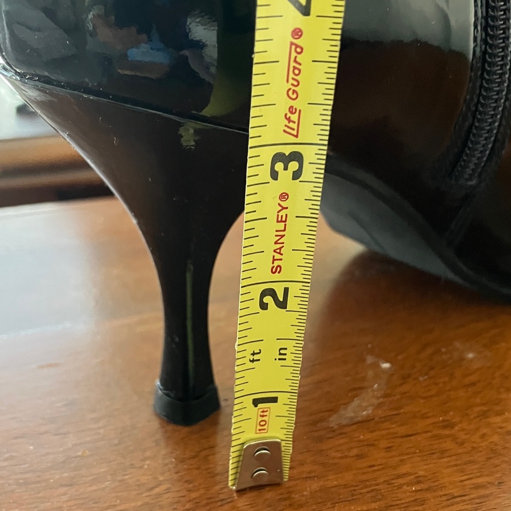 Stuart Weitzman Black Patent Leather Knee-High Stiletto Boots - Picture 6 of 16